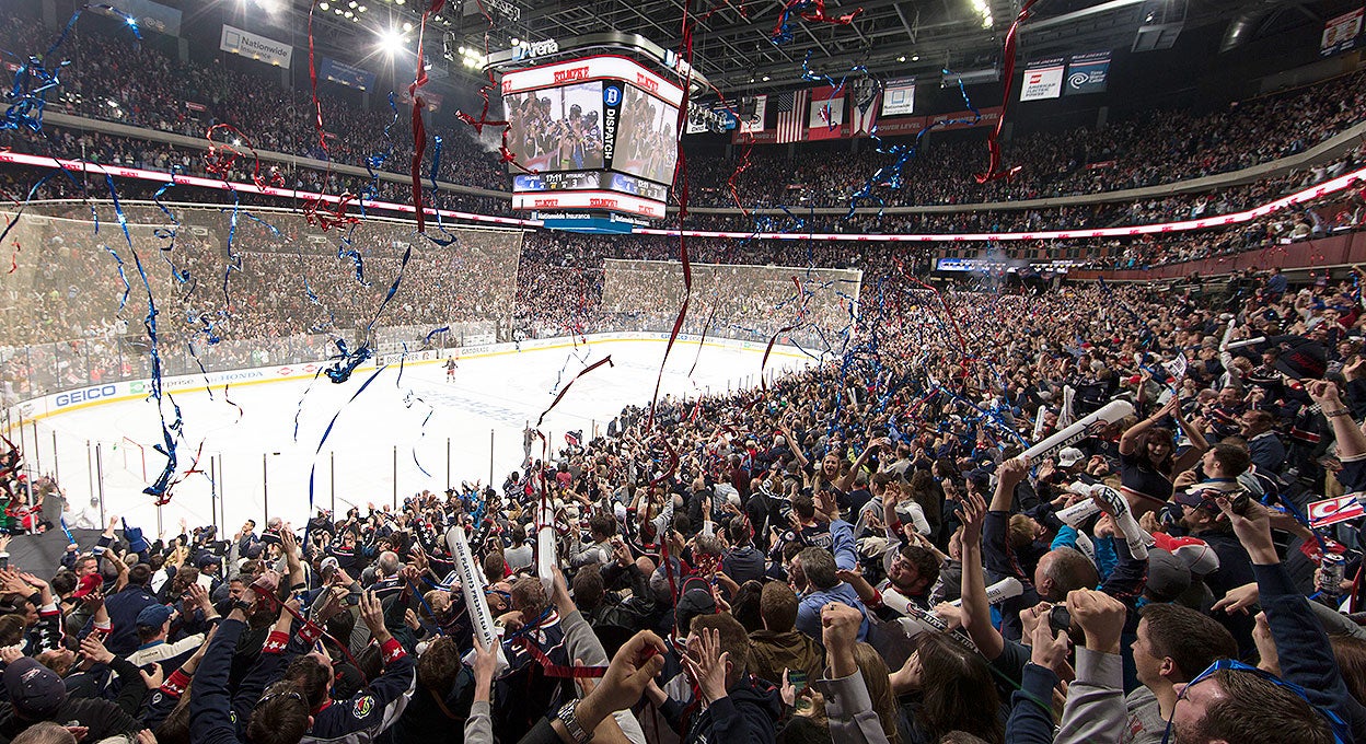 Blue Jackets' 'Fan Zone' opens at Nationwide Arena