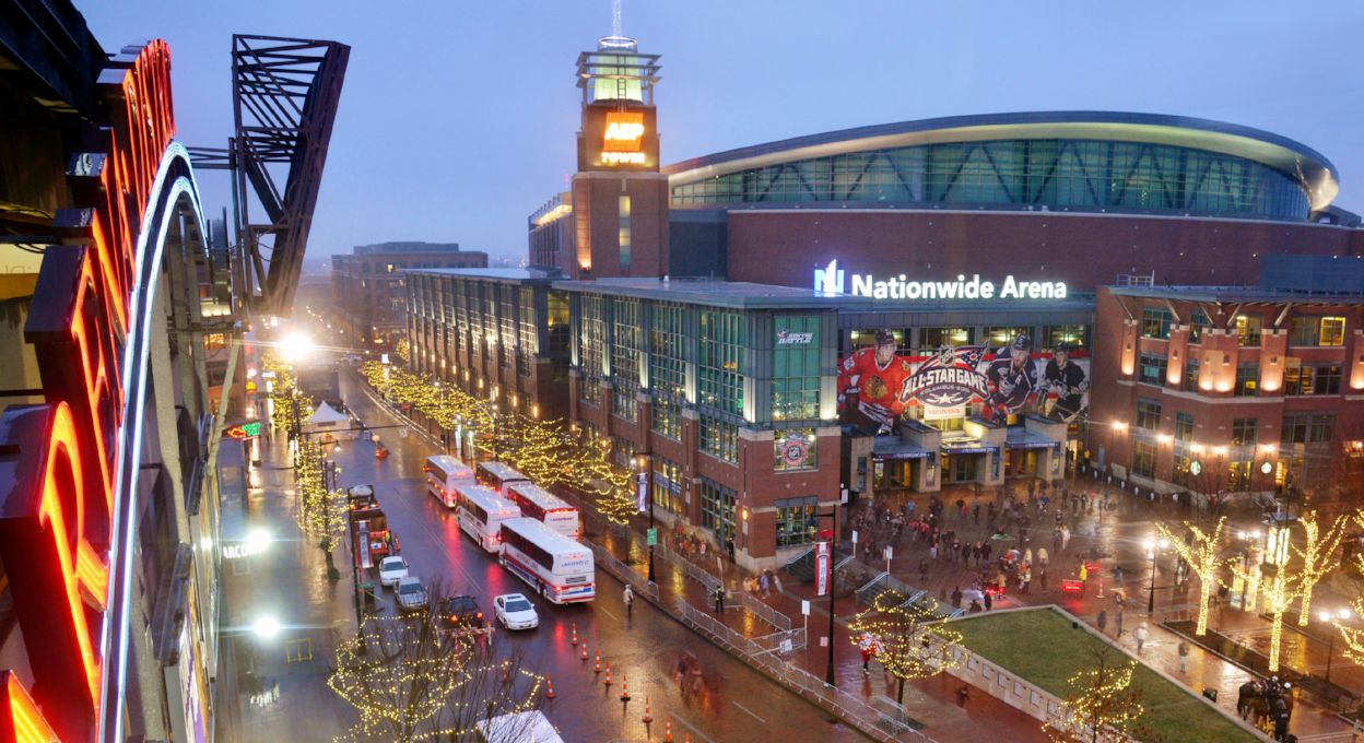 NHL Hockey Arenas - Nationwide Arena - Home of the Columbus Blue