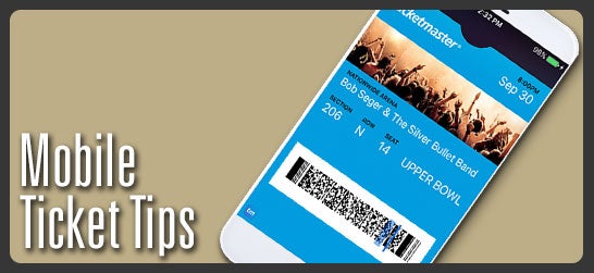 Mobile Ticketing Tips